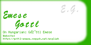 emese gottl business card